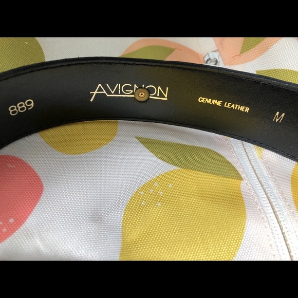 AVIGNON VINTAGE GENUINE LEATHER BELT - Picture 3 of 4